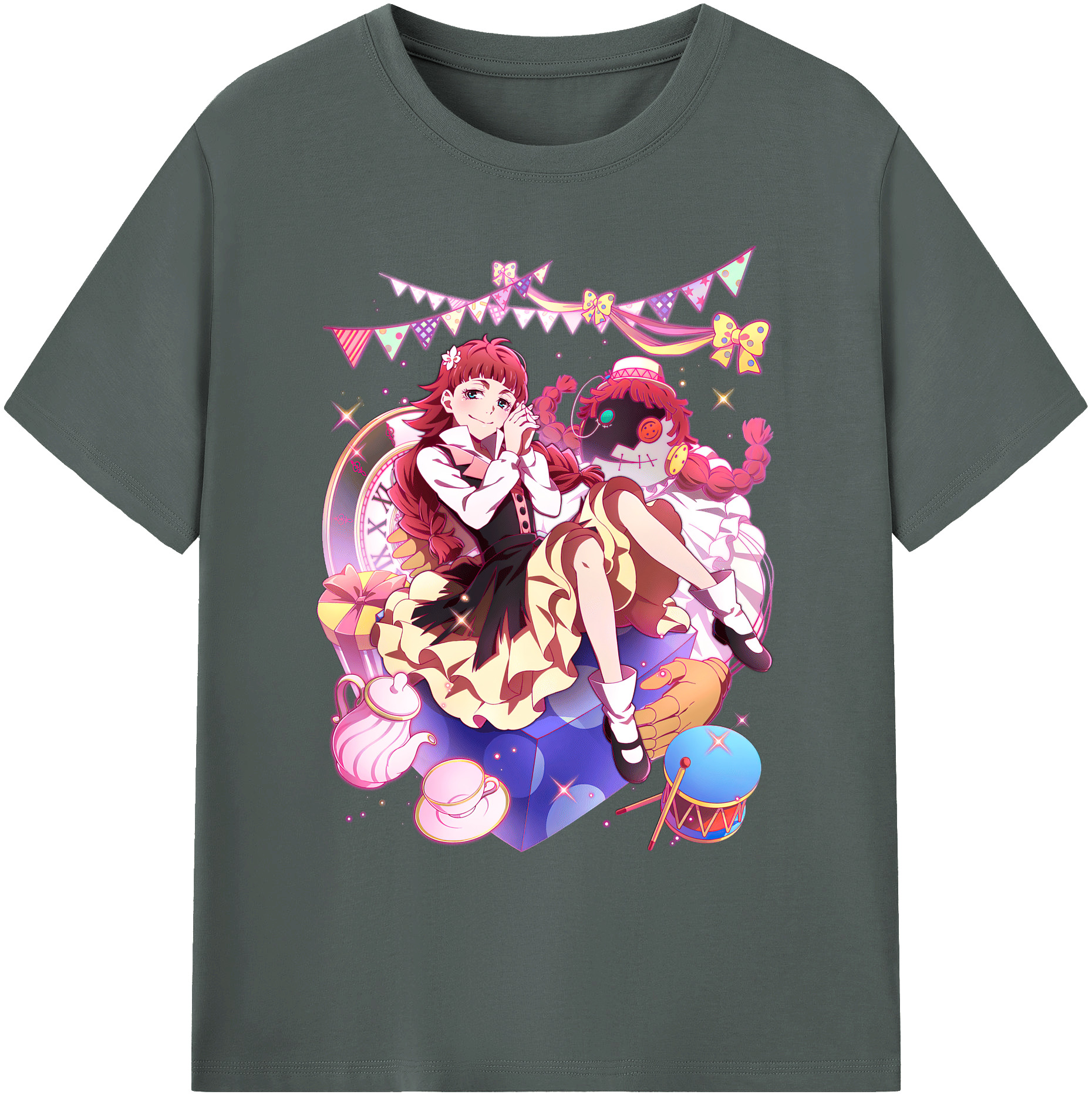 （画像用） 文豪ストレイドッグス Bungo Stray Dogs 綿100％ メンズ半袖Tシャツ｜肌触りやわらか＆通気性